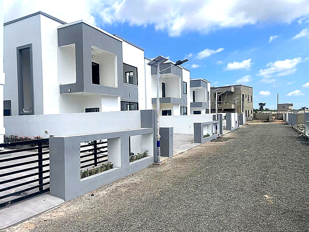 Row of homes for Jolly B Company Ltd in Greater Accra, Ghana