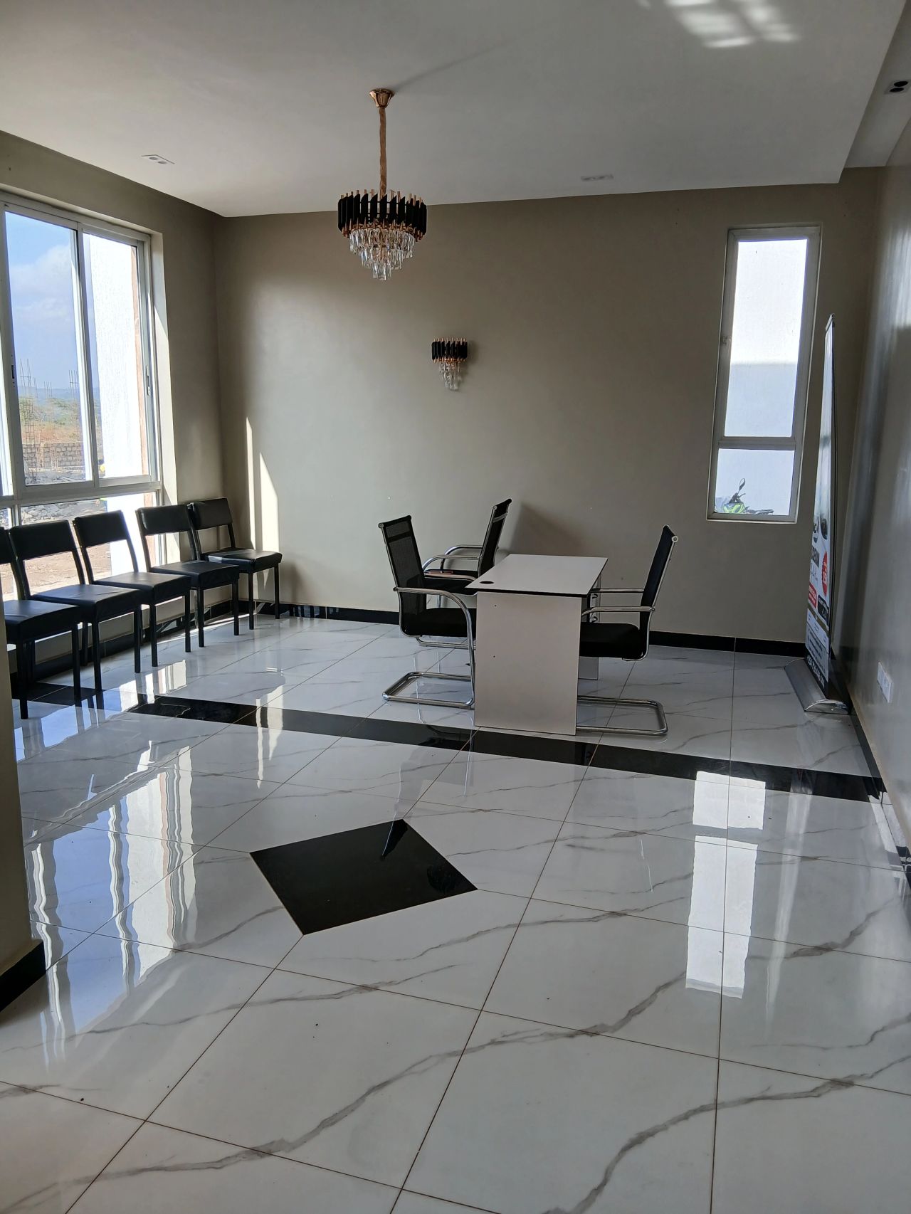 One Stop Property Kenya - Spacious interior with marble tile flooring